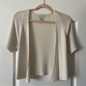 banana republic short sleeve cardigan